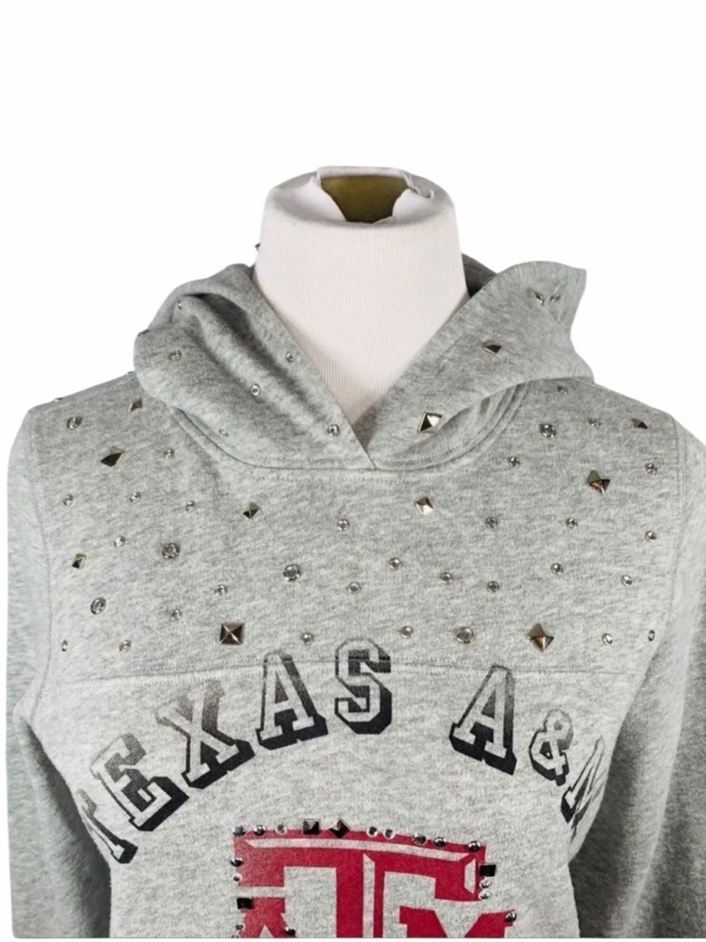 VS PINK Collegiate Texas A&M Hooded Sweatshirt - Small - Picture 2 of 12